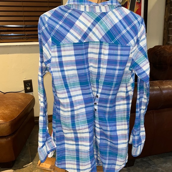 Cotton button up mini dress - Picture 2 of 4